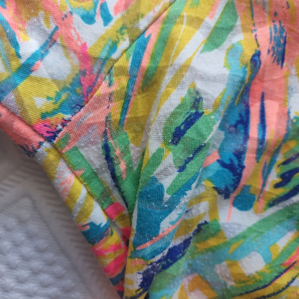 Colorful Button-Up Tunic - Picture 10 of 12